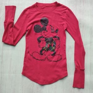 Mickey mouse red flannel small?
